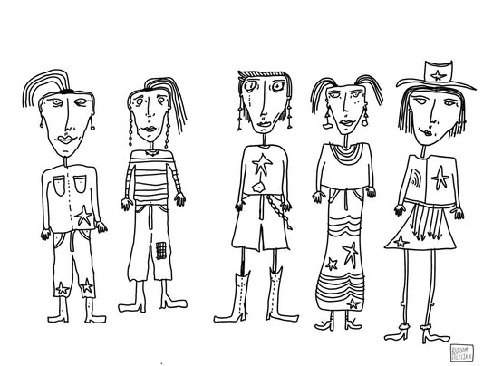 I'M WITH THE BAND BLOSSOM CECILIA X