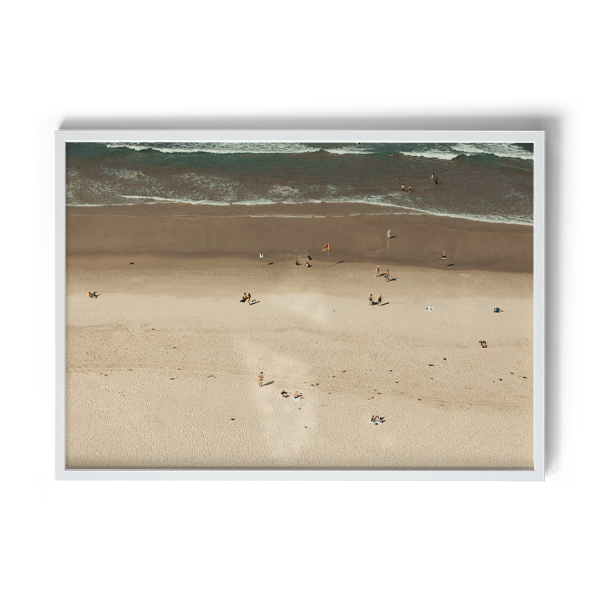 Beach day in landscape