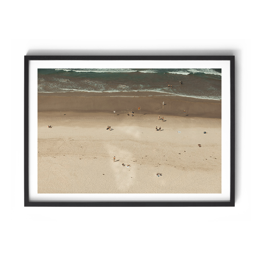 Beach day in landscape