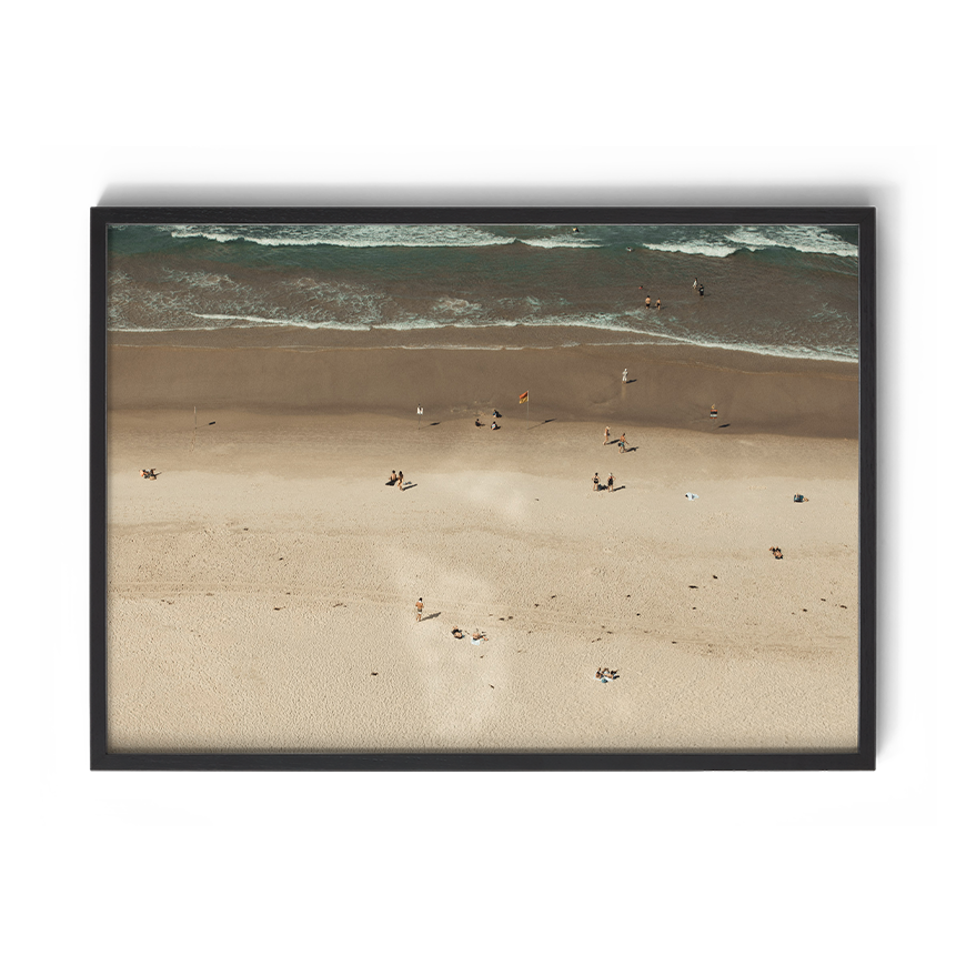 Beach day in landscape