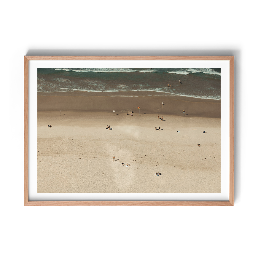 Beach day in landscape