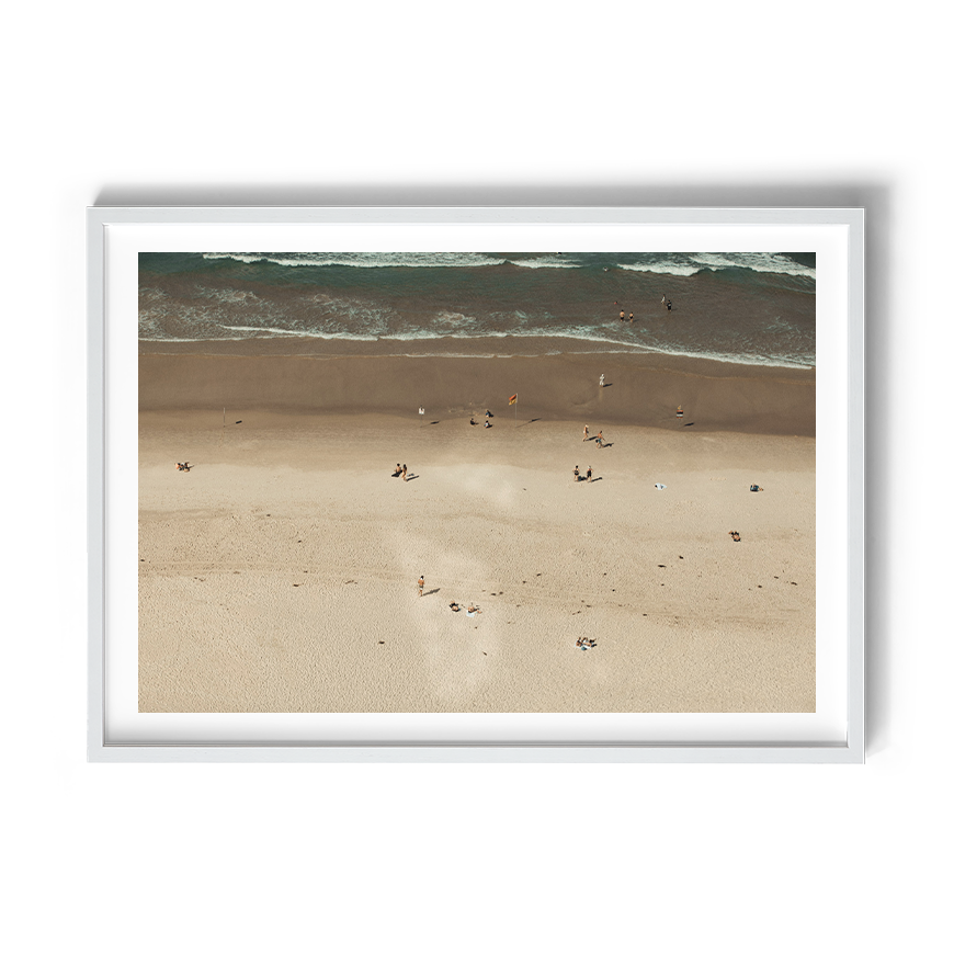 Beach day in landscape