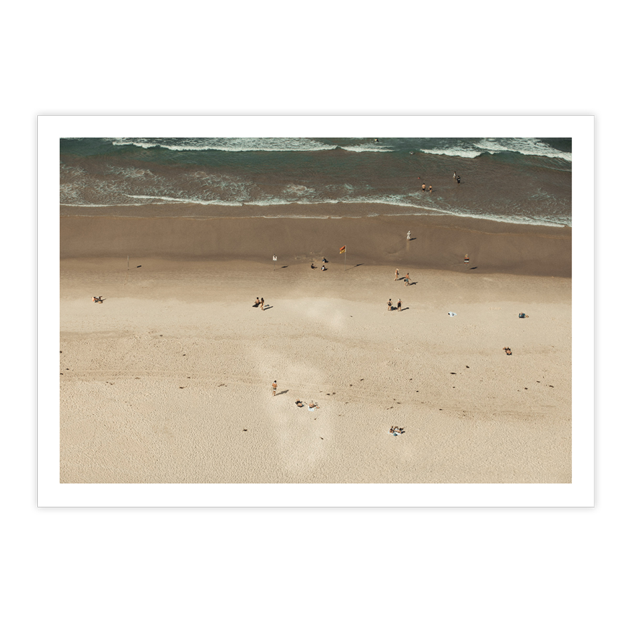 Beach day in landscape